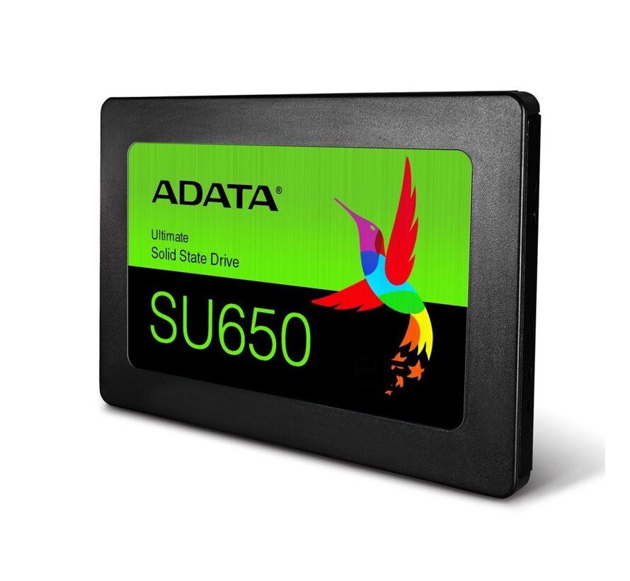 ADATA SU650 | 480GB SATA SSD | 2.5'' | 500MB/s Lezen | 440MB/s Schrijven