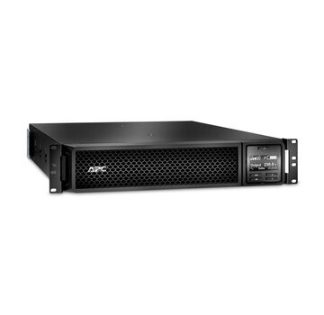 APC Smart-UPS SRT3000RMXLI | 3000 VA / 2700 W | 2U Rackmount | 8x IEC C13 & 2x IEC C19 Stopcontacten | Dubbele Conversie Online | Zuivere Sinusgolf |