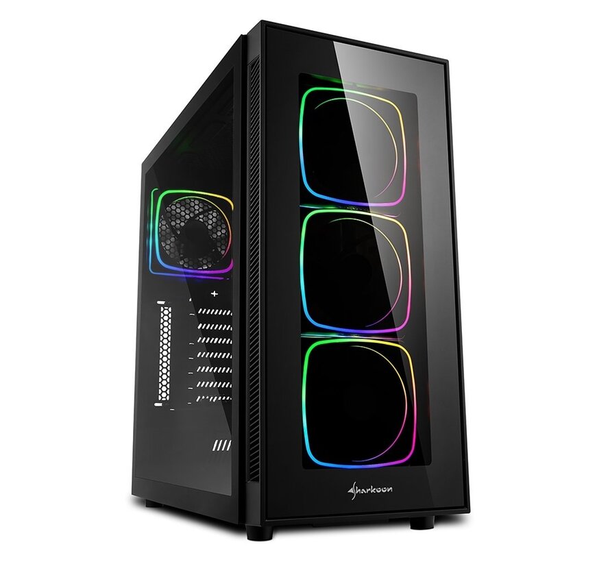 TG6 RGB | Midi Tower Case | Zwart