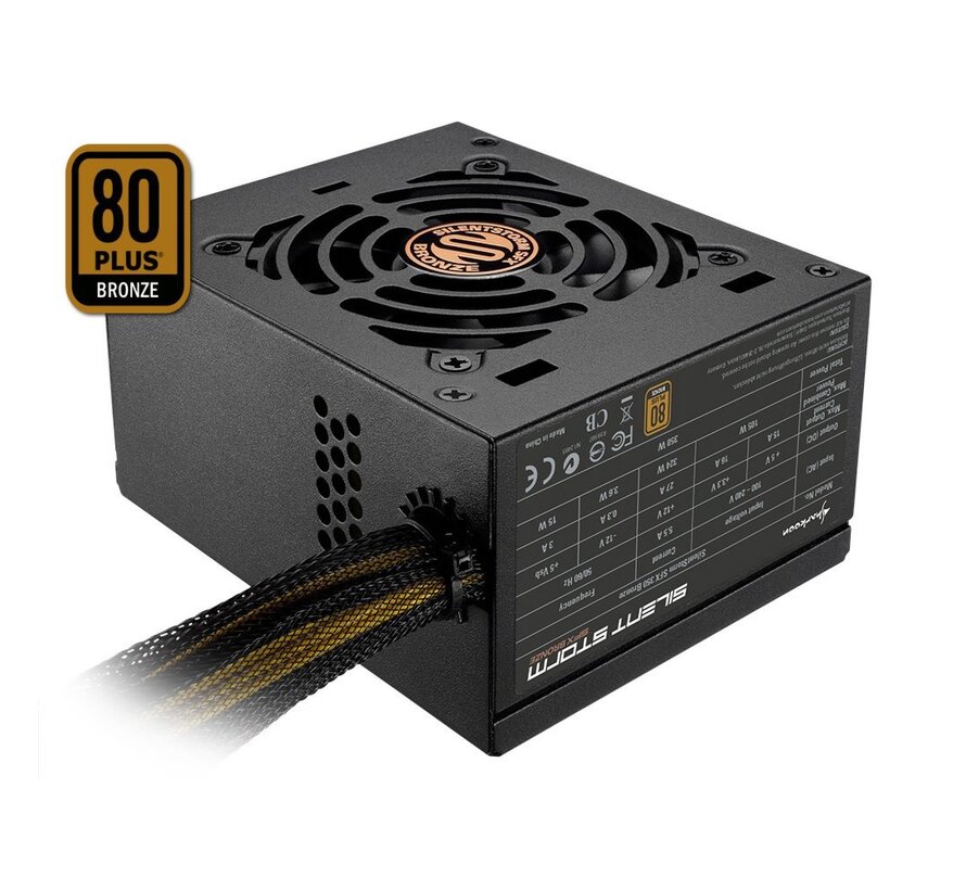SilentStorm SFX Bronze | 450 Watt Bronze ATX PSU | Power Supply | Voeding