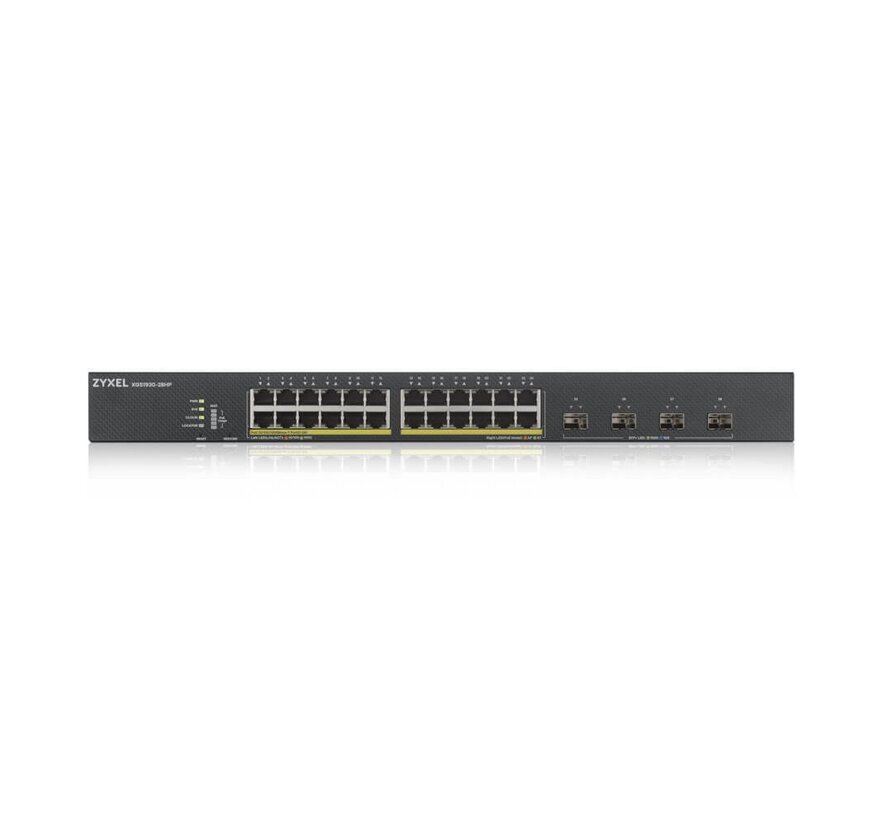 Zyxel XGS1930-28HP Managed L3 Gigabit Ethernet (10/100/1000) Power over Ethernet (PoE) Zwart