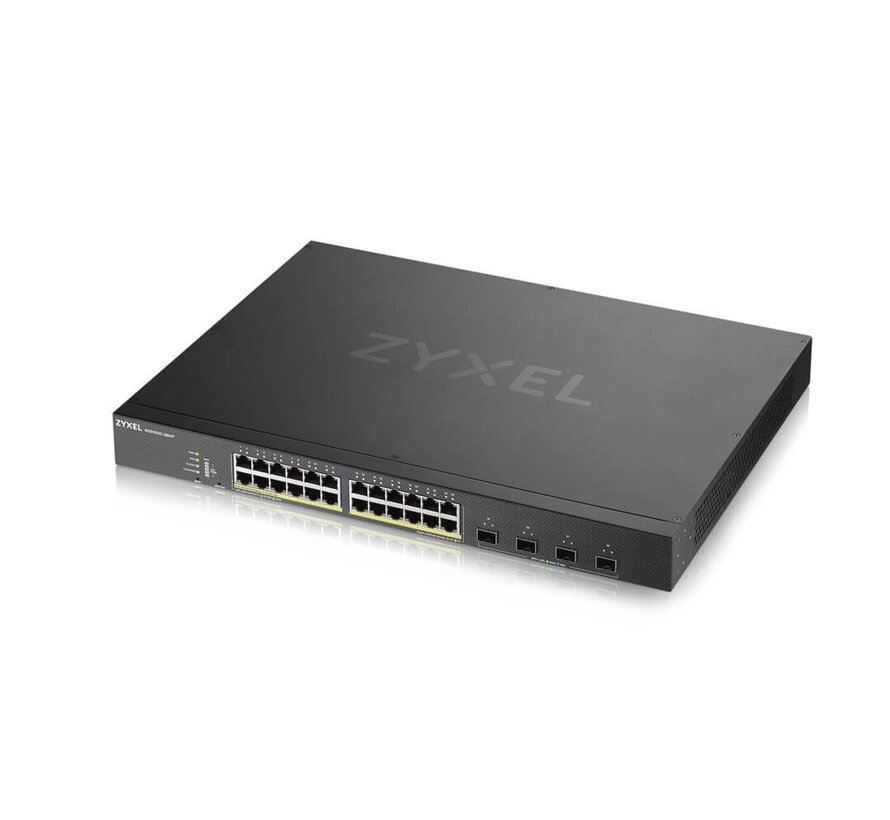 Zyxel XGS1930-28HP Managed L3 Gigabit Ethernet (10/100/1000) Power over Ethernet (PoE) Zwart