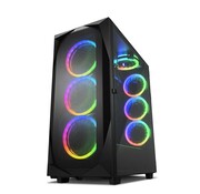 Sharkoon REV300 RGB | Tower Case | Zwart