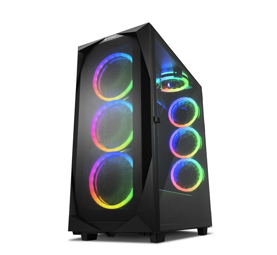 REV300 RGB | Tower Case | Zwart