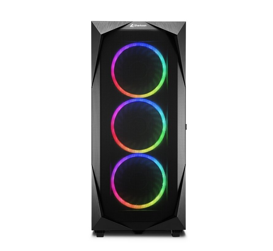 REV300 RGB | Tower Case | Zwart
