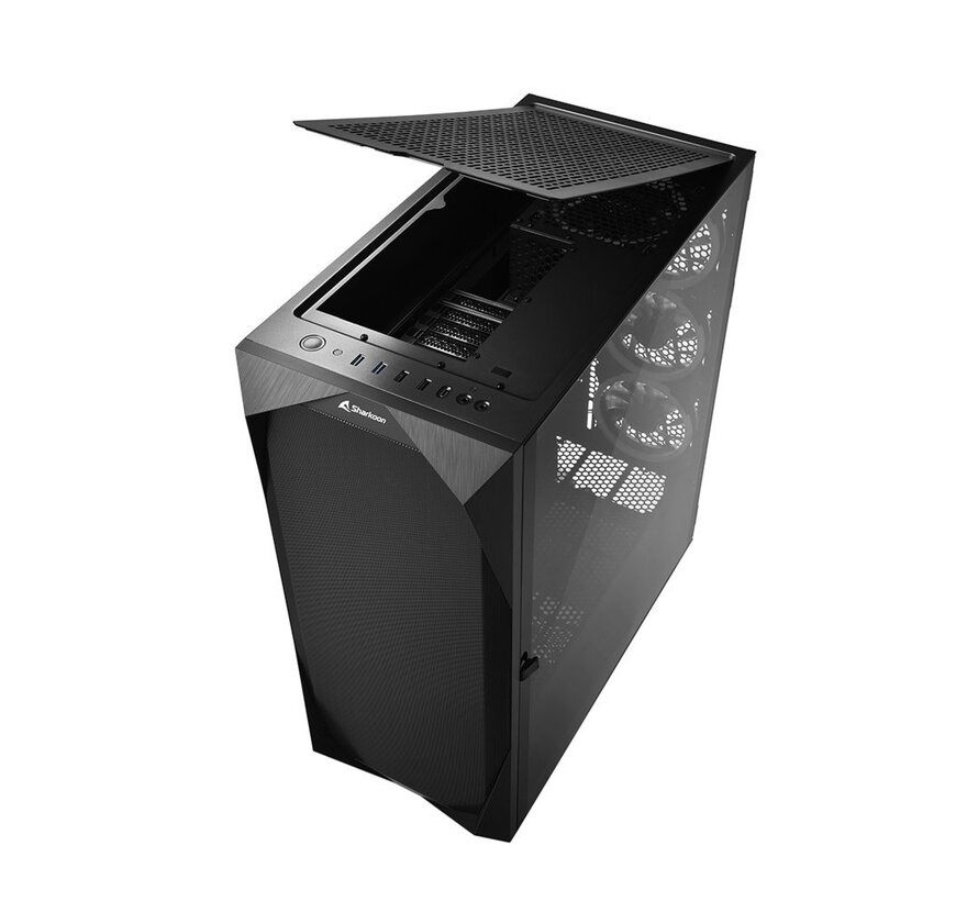 REV300 RGB | Tower Case | Zwart