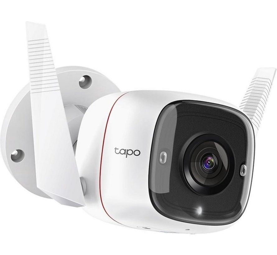 Tapo C310 | 3MP Buitenbeveiligingscamera | Wi-Fi & Ethernet | Nachtzicht tot 30m | Tweeweg Audio | IP66 Weerbestendig