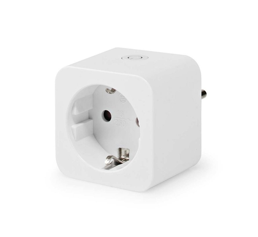 WIFIP121FWT | Wi-Fi Smart Plug | 3680 W | Energiemeter | Spraakbediening | Wit