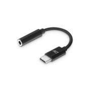 ACT AC7380 audio kabel tussenstuk 0,11 m 3.5mm USB Type-C Zwart
