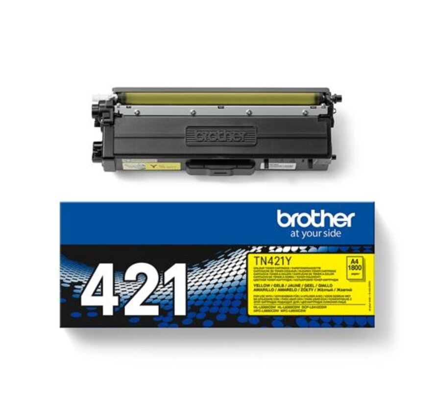 TN-421Y | Tonercartridge | Origineel | Geel | 1 stuk