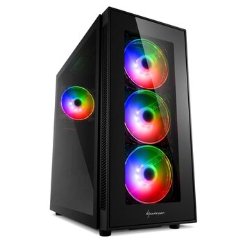 Sharkoon TG5 Pro RGB | Midi Tower Case | Zwart