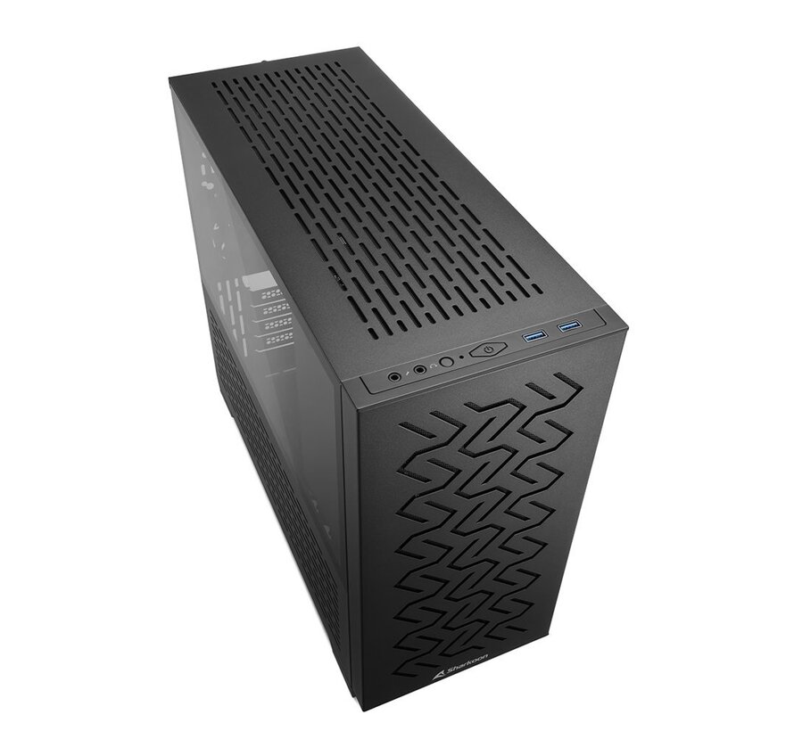 MS-Z1000 | Micro Tower Case | Zwart