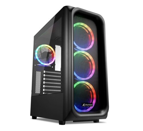 Sharkoon TK5M RGB | Midi Tower Case | Zwart
