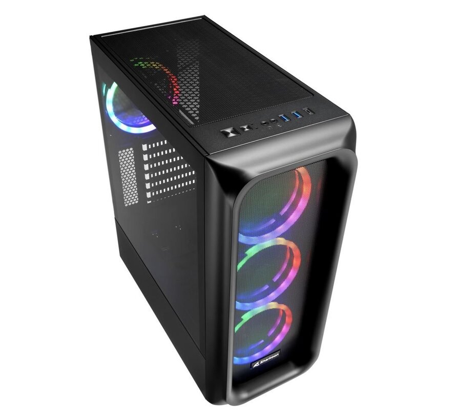 TK5M RGB | Midi Tower Case | Zwart
