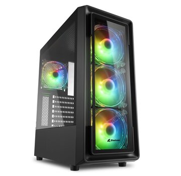 Sharkoon TK4 RGB | Midi Tower Case | Zwart