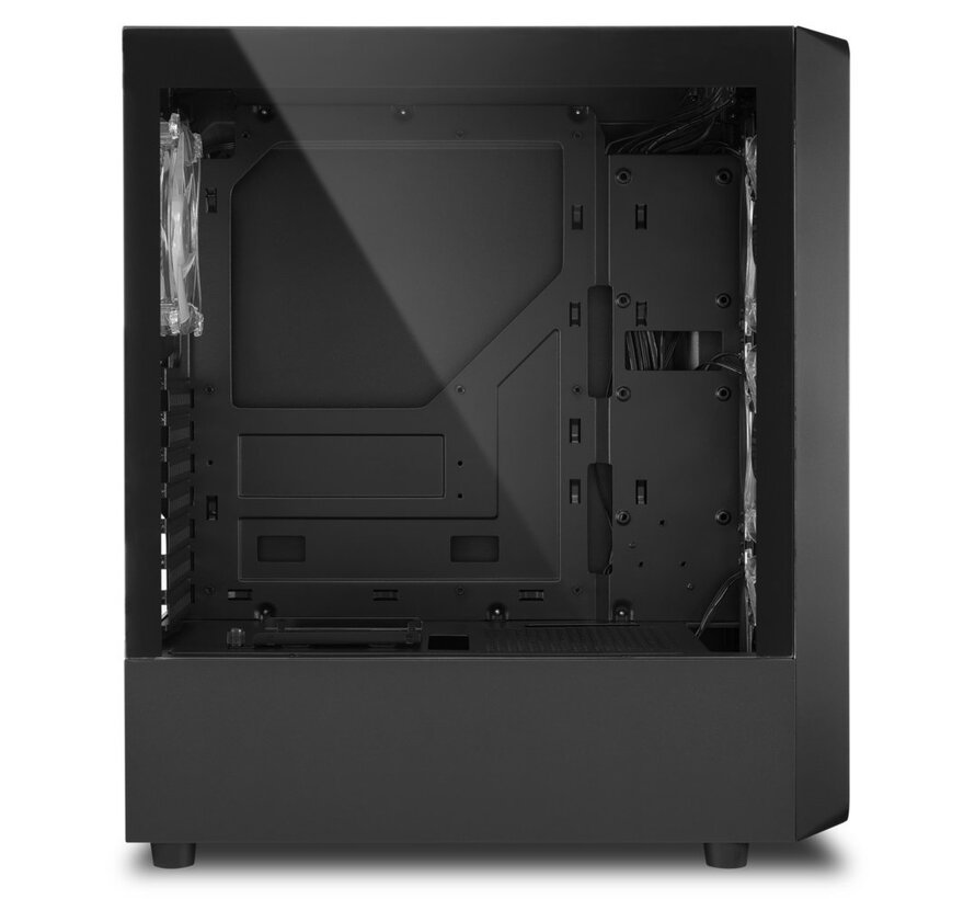 TK4 RGB | Midi Tower Case | Zwart