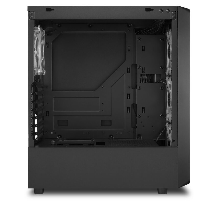 TK4 RGB | Midi Tower Case | Zwart