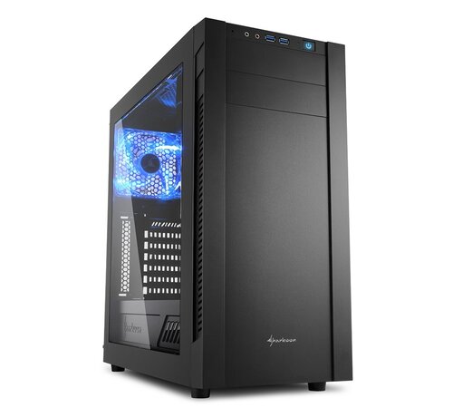 Sharkoon S25-W | Midi Tower Case | Zwart