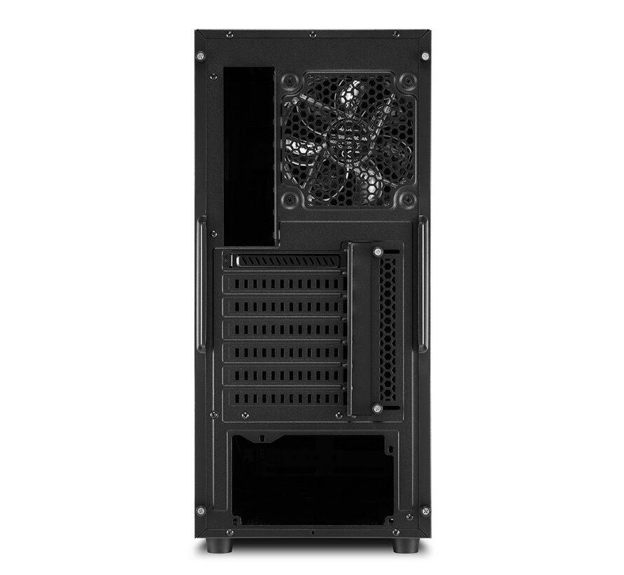 S25-W | Midi Tower Case | Zwart