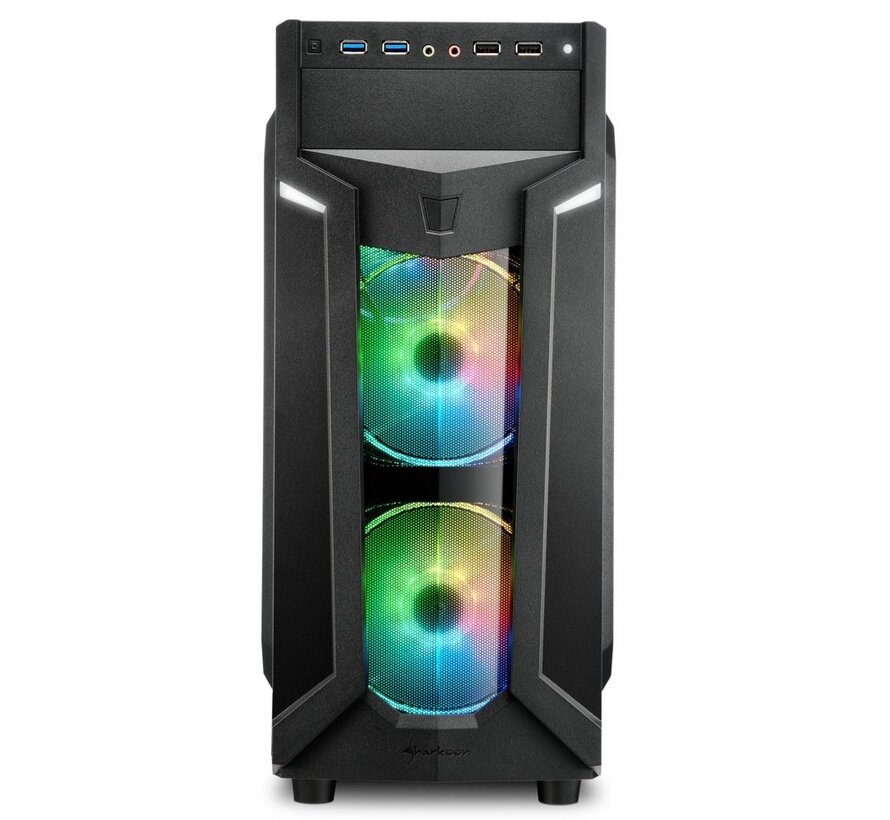 VG6-W RGB | Midi Tower Case | Zwart