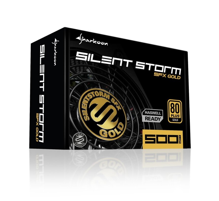 SilentStorm SFX | 500 Watt Gold ATX PSU | Modulair | Power Supply | Voeding