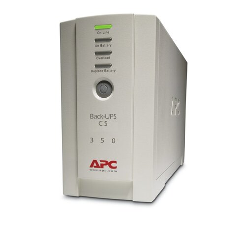 APC Back-UPS BK350EI | 350 VA | 4x IEC C13 Stopcontacten (3 op Accu) | AVR Spanningstabilisatie | Bescherming tegen Stroomstoringen