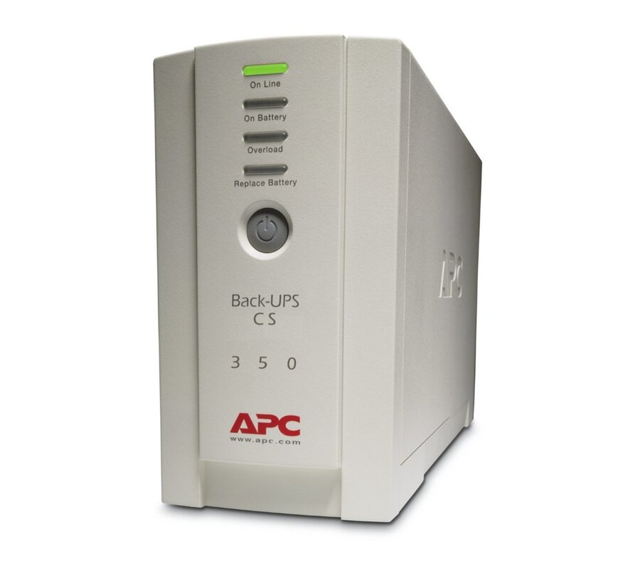 Back-UPS BK350EI | 350 VA | 4x IEC C13 Stopcontacten (3 op Accu) | AVR Spanningstabilisatie | Bescherming tegen Stroomstoringen