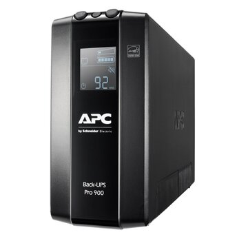 APC Back-UPS Pro BR900MI | 900 VA | 6x IEC C13 Stopcontacten | AVR Spanningstabilisatie | LCD-Statusdisplay