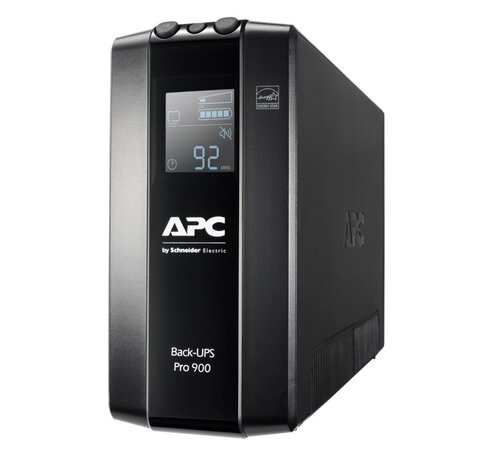 APC Back-UPS Pro BR900MI | 900 VA | 6x IEC C13 Stopcontacten | AVR Spanningstabilisatie | LCD-Statusdisplay