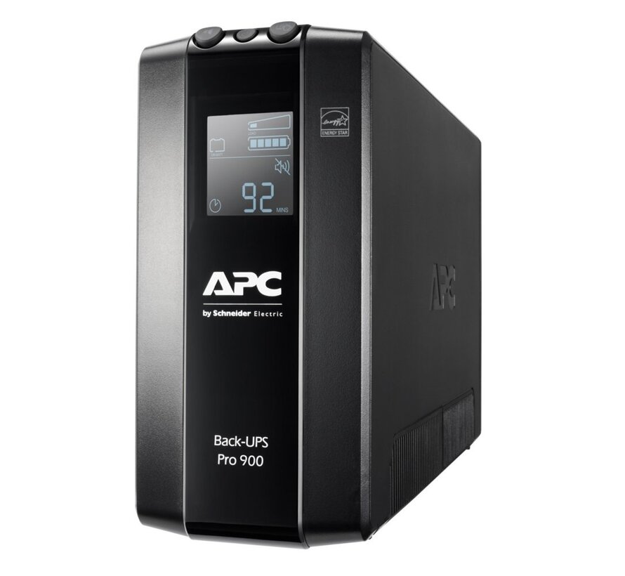 Back-UPS Pro BR900MI | 900 VA | 6x IEC C13 Stopcontacten | AVR Spanningstabilisatie | LCD-Statusdisplay