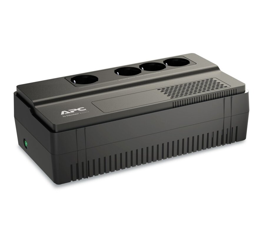 Easy UPS BV1000I-GR | 1000 VA / 600 W | 4x Schuko Stopcontacten | AVR Spanningstabilisatie | LED-Statusindicator | Compact Ontwerp