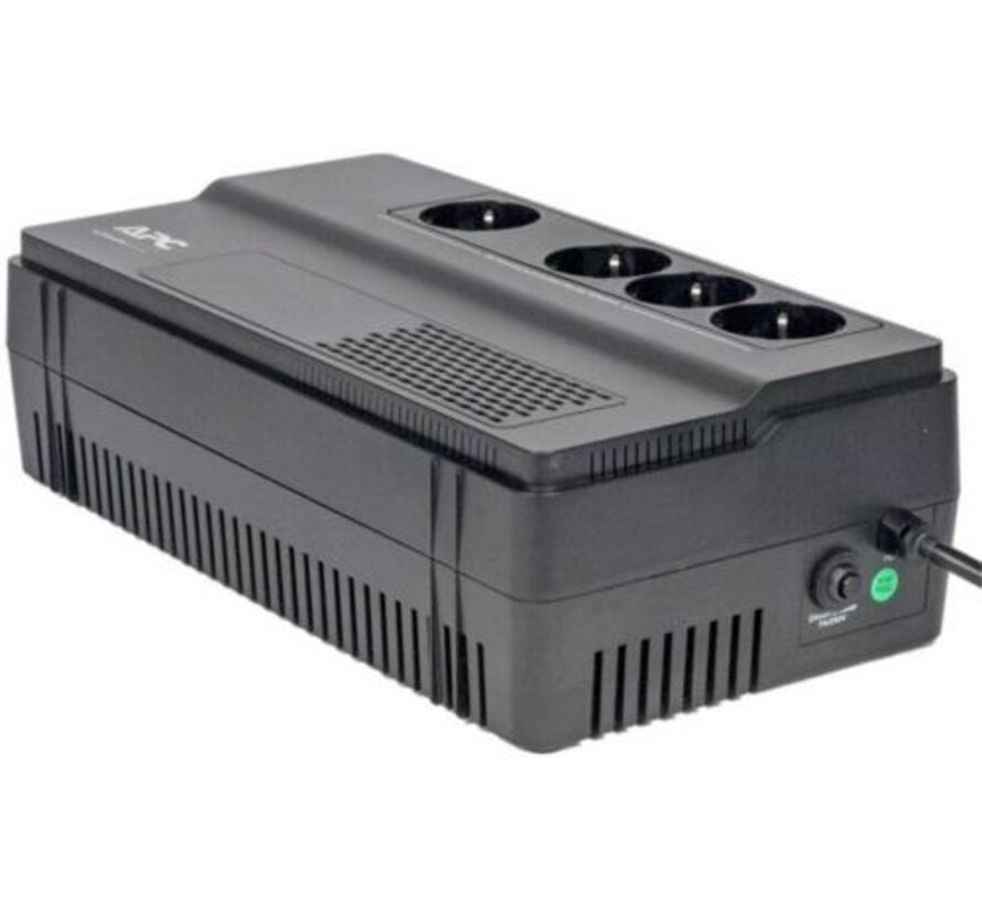 Easy UPS BV1000I-GR | 1000 VA / 600 W | 4x Schuko Stopcontacten | AVR Spanningstabilisatie | LED-Statusindicator | Compact Ontwerp