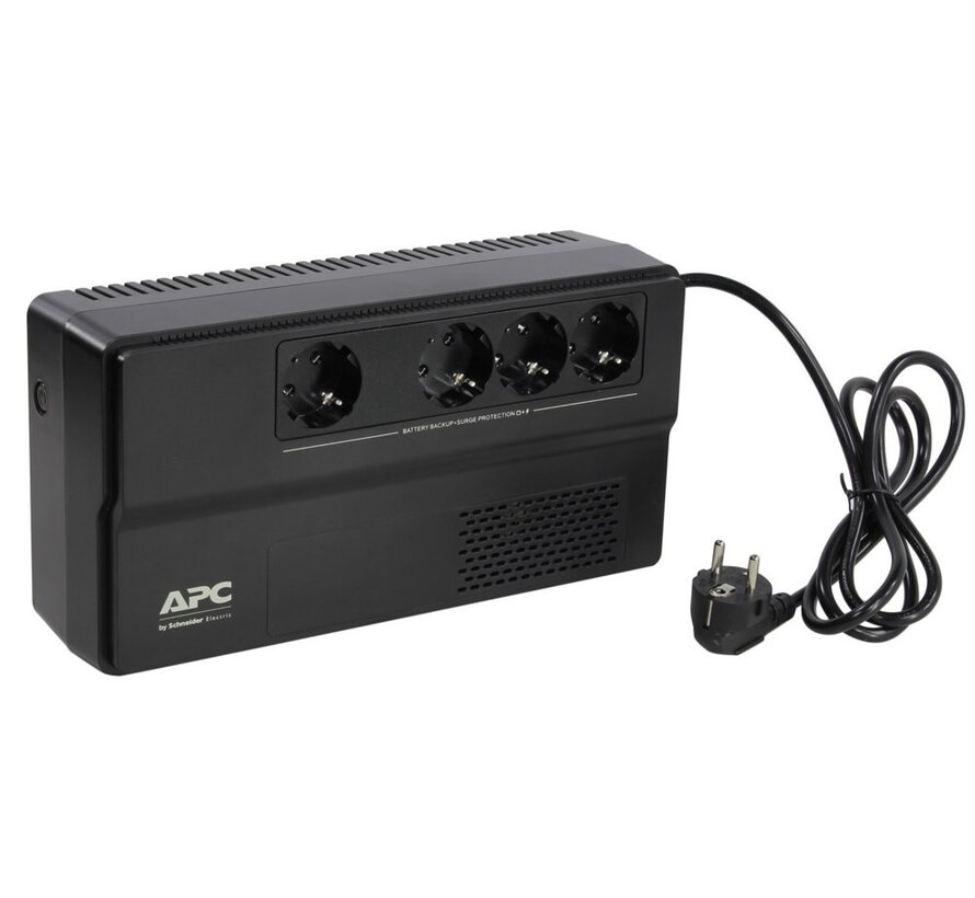 Easy UPS BV1000I-GR | 1000 VA / 600 W | 4x Schuko Stopcontacten | AVR Spanningstabilisatie | LED-Statusindicator | Compact Ontwerp