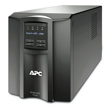 APC Smart-UPS SMT1500IC | 1500 VA / 1000 W | 8x IEC C13 Stopcontacten | Zuivere Sinusgolf | AVR Spanningsregeling | LCD-scherm | SmartConnect