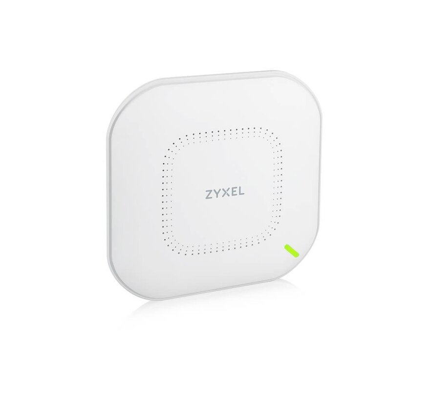 Zyxel WAX610D | WiFi 6 Indoor Access Point (AX3000) | 2400 Mbit/s | PoE+ (Injector meegeleverd) | Inclusief Montagebeugel