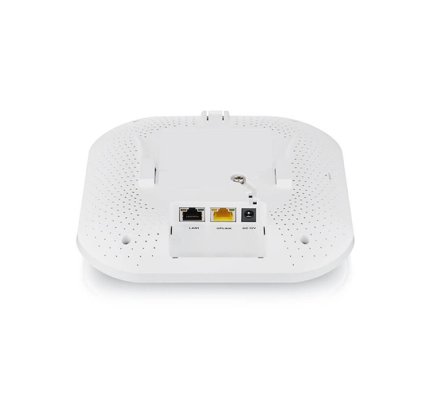 Zyxel WAX610D | WiFi 6 Indoor Access Point (AX3000) | 2400 Mbit/s | PoE+ (Injector meegeleverd) | Inclusief Montagebeugel