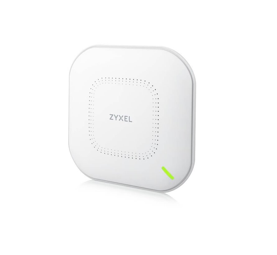 Zyxel WAX610D | WiFi 6 Indoor Access Point (AX3000) | 2400 Mbit/s | PoE+ (Injector meegeleverd) | Inclusief Montagebeugel