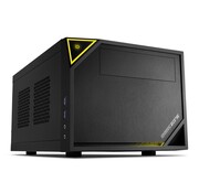 Sharkoon Shark Zone C10 | Mini-ITX Case | Zwart/Geel