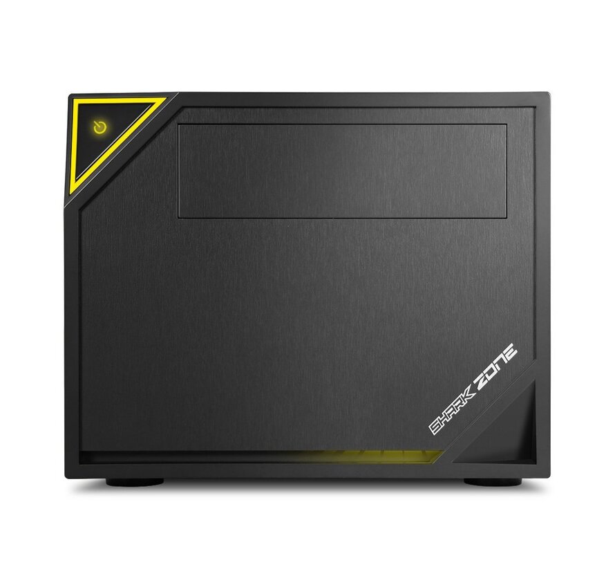 Shark Zone C10 | Mini-ITX Case | Zwart/Geel