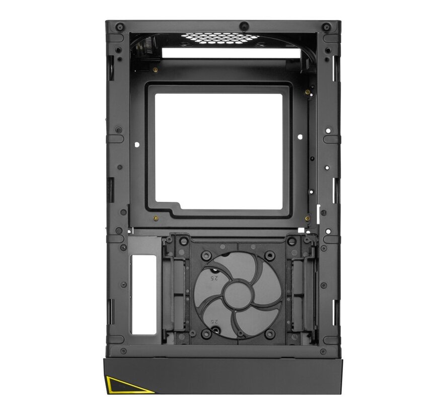 Shark Zone C10 | Mini-ITX Case | Zwart/Geel