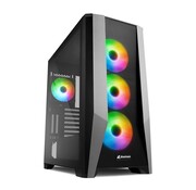 Sharkoon TG7M RGB | Midi Tower Case | Zwart