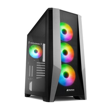 Sharkoon TG7M RGB | Midi Tower Case | Zwart