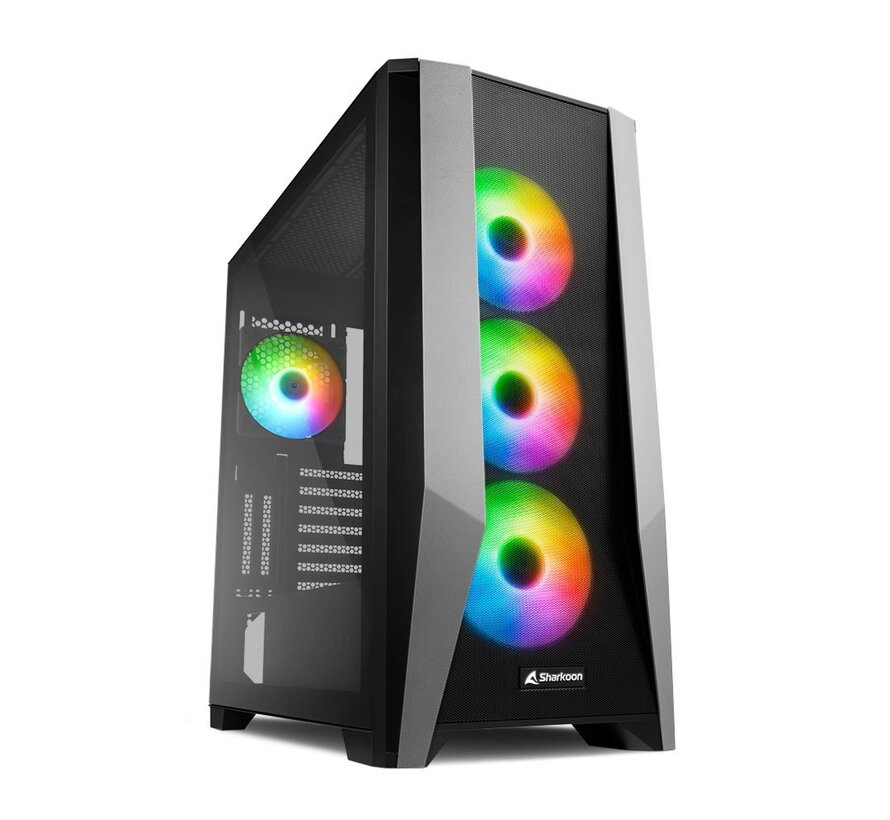 TG7M RGB | Midi Tower Case | Zwart