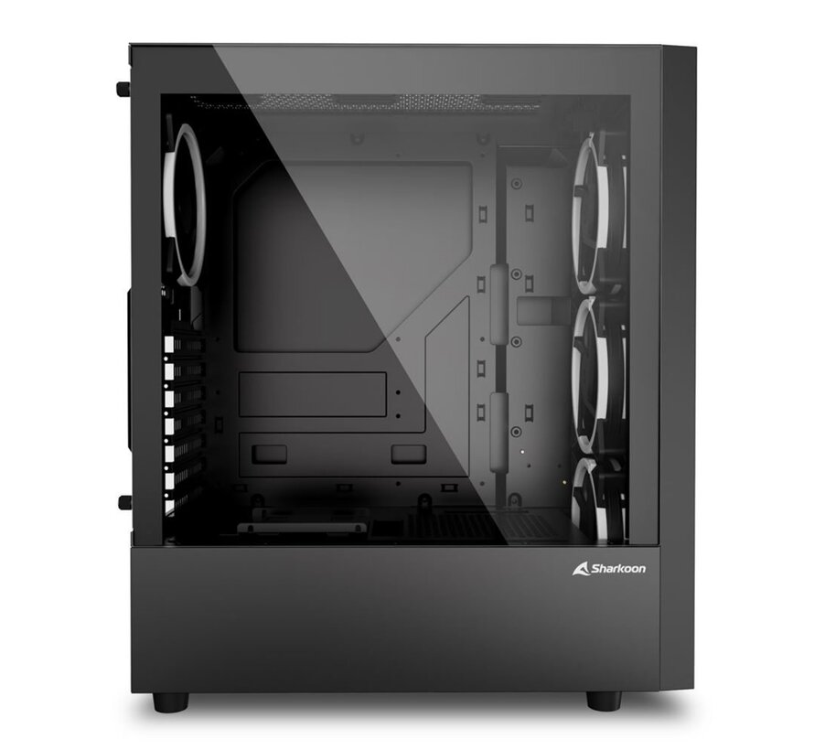 RGB Wave | Tower Case | Zwart