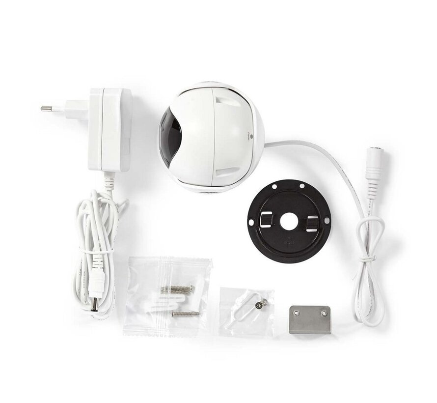 WIFICO20CWT | Wi-Fi Smart IP-buitencamera | Full HD 1080p | PTZ | Nachtzicht 15 m | Tweeweg-audio | IP65 | Wit