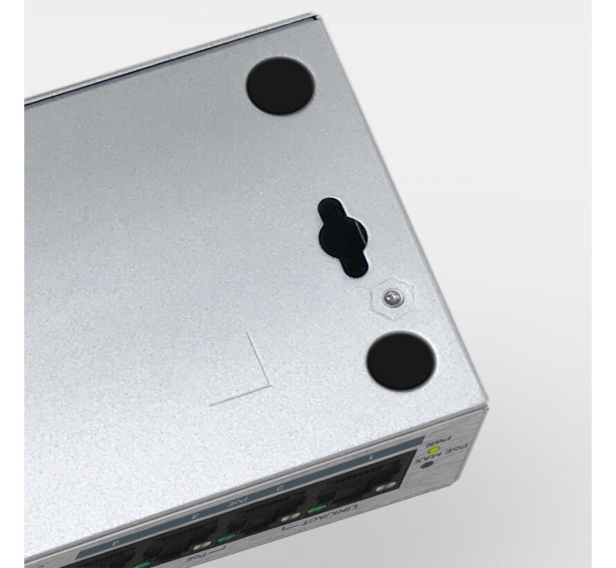 Zyxel GS1005HP | Unmanaged Switch | 5 Poorten | Gigabit Ethernet | PoE | Zilver
