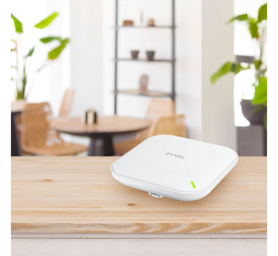 Zyxel NWA50AX | WiFi 6 Access Point (AX1800) | 1775 Mbit/s | PoE+ (adapter inbegrepen) | Inclusief Montagebeugel