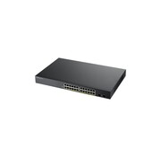 ZyXEL Zyxel GS1900-24HP | Managed Switch | 24 Poorten | Gigabit Ethernet | PoE | 1U | Zwart