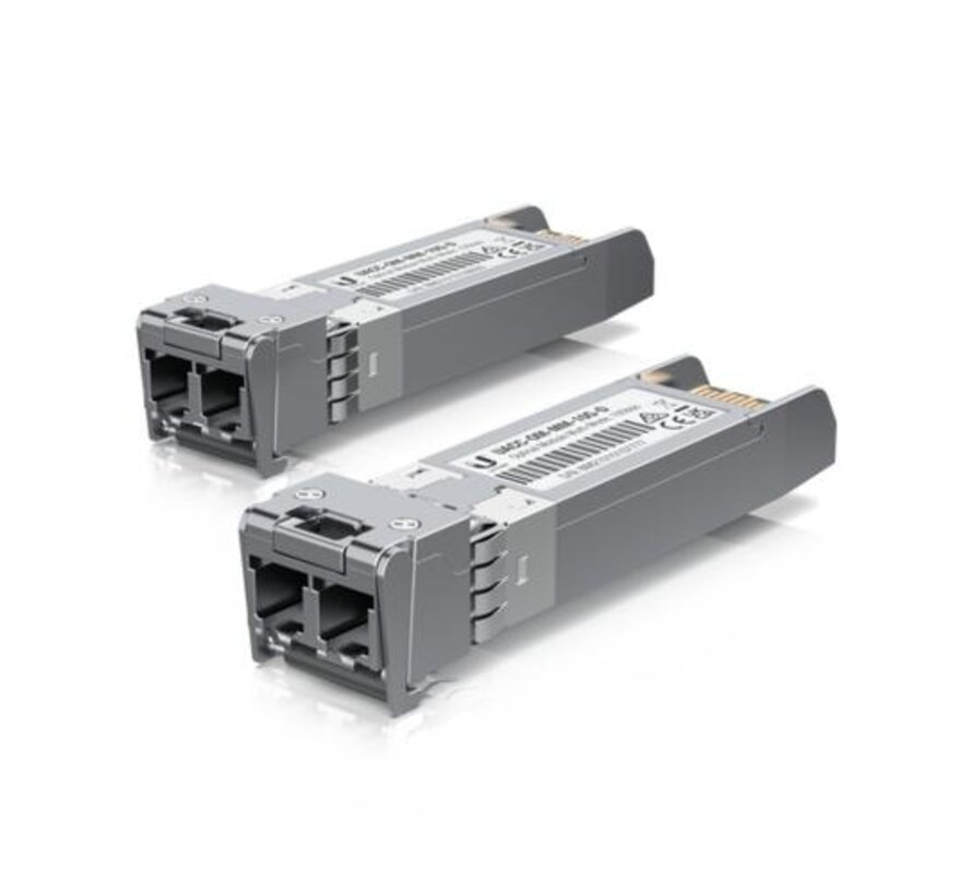 UACC-OM-MM-10G-D-2 | SFP+ Transceiver Module | 10 Gbps | Multimode | 850 nm | LC Duplex | 300 m