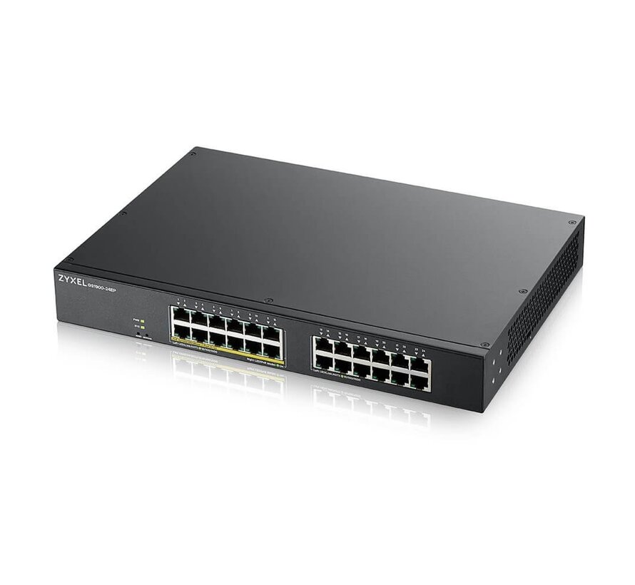Zyxel GS1900-24EP | Managed L2 Switch | 24 Poorten | Gigabit Ethernet | PoE